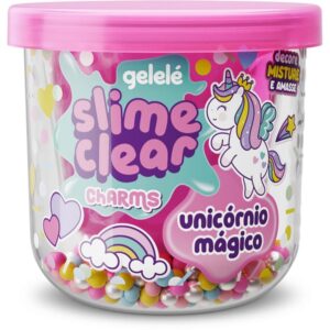 Slime Clear Charm Unicornio Magico - Imagem 3
