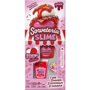 Slime Gelele Sorveteria Morango do a - Imagem 1