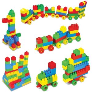 Brinquedo para Montar Meu Mundo Criativo 96PCS - Imagem 1