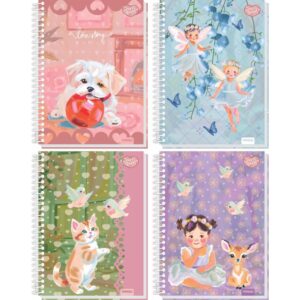 Caderno 01X1 Capa Dura Sweet Dreams 80FLS.PAPEL Carta - Imagem 1
