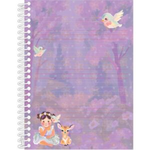 Caderno 01X1 Capa Dura Sweet Dreams 80FLS.PAPEL Carta - Imagem 4