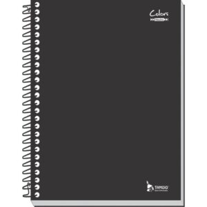 Caderno 15X1 Capa Dura Neutro Preto 300FLS. - Imagem 1