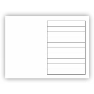Caderno Desenho Univ Capa Dura Neuro Meia Pauta Ampliada 40FL - Imagem 2