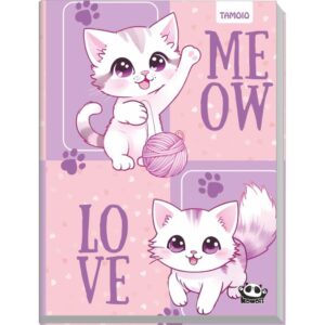Caderno Brochurao Capa Dura Kawaii 96FLS. - Imagem 4