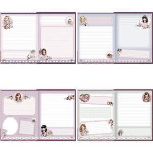 Caderno 01X1 Cp.dura Colegial Jolie 80FLS Decorado Cost 176X - Imagem 2