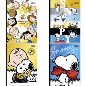 Caderno 01X1 Cp.dura Colegial Snoopy 80FLS Decorado Cost 176 - Imagem 1