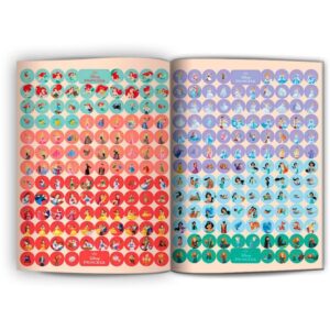 Livro com Adesivos Princesas 40P C/500 Adesivos - Imagem 3