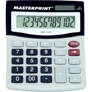 Calculadora de Mesa 12 Dig. Mp 1061 Cinza - Imagem 1