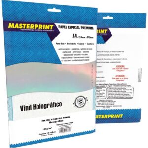 Filme Adesivo Inkjet A4 135G Holografico - Imagem 1