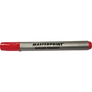 Pincel Marcador Permanente Mp 615 Vermelho Slim - Imagem 1
