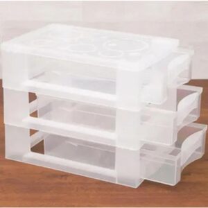 Gaveteiro Cristal Plastico Medio 3GVTS - Imagem 3