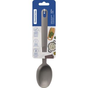 Talher Colher P/Servir Silicone Cinza - Imagem 2