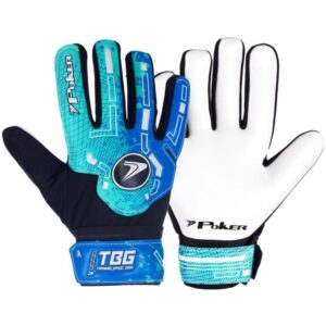 Luva para Futebol Training Grip Jr. 5 Az/Vda/Br - Imagem 1