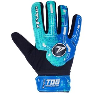 Luva para Futebol Training Grip Jr. 5 Az/Vda/Br - Imagem 3
