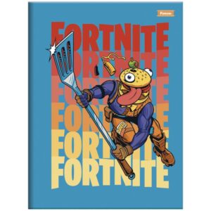Caderno Brochura 1/4 Capa Dura Fortnite 80FLS. - Imagem 5