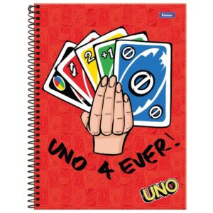 Caderno 01X1 Capa Dura Uno 80FLS. - Imagem 2