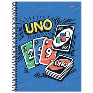 Caderno 01X1 Capa Dura Uno 80FLS. - Imagem 4
