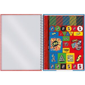 Caderno 01X1 Capa Dura Uno 80FLS. - Imagem 6