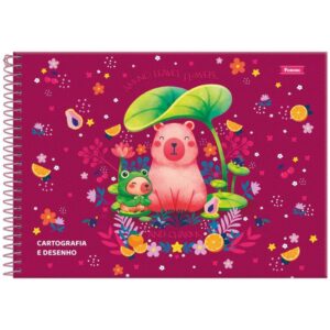 Caderno Desenho Univ Capa Dura Amazzu 80FLS - Imagem 3