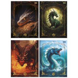 Caderno Brochurao Capa Dura Drakos 80FLS. - Imagem 1