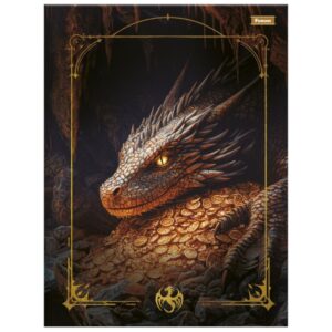 Caderno Brochurao Capa Dura Drakos 80FLS. - Imagem 2