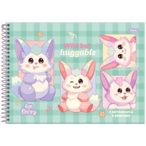 Caderno Desenho Univ Capa Dura Funfinily 80FLS. - Imagem 3