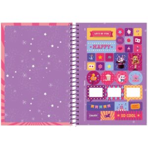 Caderno Espiral 1/4 Capa Dura Judy 80FLS. - Imagem 6
