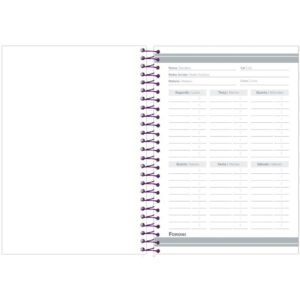 Caderno Espiral 1/4 Capa Dura Judy 80FLS. - Imagem 7
