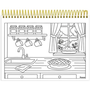 Caderno Desenho Univ Capa Dura Milly para Colorir 24FLS. - Imagem 4