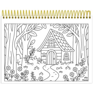 Caderno Desenho Univ Capa Dura Milly para Colorir 24FLS. - Imagem 5