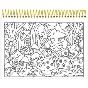 Caderno Desenho Univ Capa Dura Milly para Colorir 24FLS. - Imagem 6