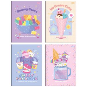 Caderno Brochurao Capa Dura Sugar Rush 80FLS. - Imagem 1