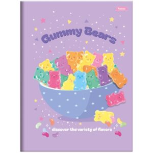 Caderno Brochurao Capa Dura Sugar Rush 80FLS. - Imagem 2