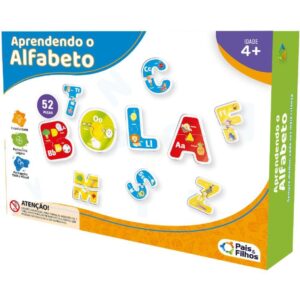 Brinquedo Pedagogico Aprendendo o Alfabeto - Imagem 1