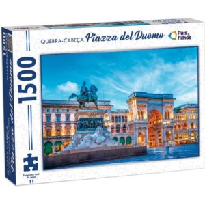 Quebra-Cabeca Cartonado Piazza Del Duomo 1500 Pecas - Imagem 1