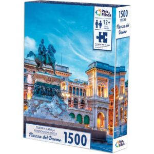 Quebra-Cabeca Cartonado Piazza Del Duomo 1500 Pecas - Imagem 2
