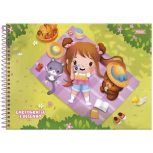 Caderno Desenho Univ Capa Dura Ternuritas 80FLS. - Imagem 2