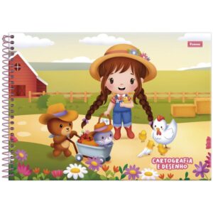 Caderno Desenho Univ Capa Dura Ternuritas 80FLS. - Imagem 3
