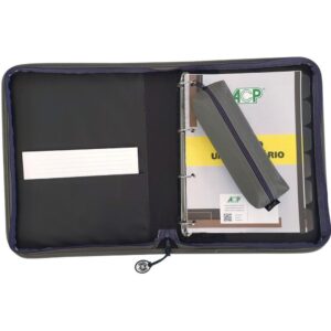 Fichario com Ziper Sweet Cinza C/Estojo+div 96FLS - Imagem 2