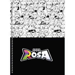 Caderno 01X1 Capa Dura dos Rosa 80FLS. - Imagem 2