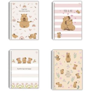 Caderno 10X1 Capa Dura Capycuties 160FLS. - Imagem 1