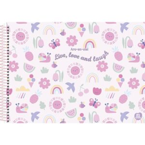 Caderno Desenho Univ Capa Dura Arc-En-Ciel 60FLS. - Imagem 2
