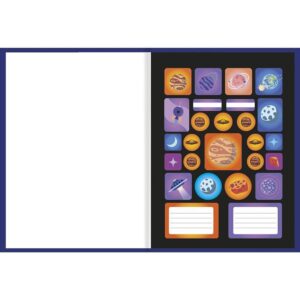 Caderno Brochurao Capa Dura Outer Space 80FLS. - Imagem 2