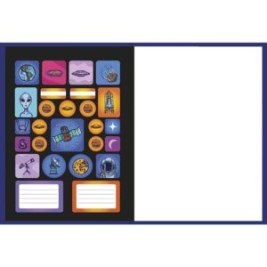 Caderno Brochurao Capa Dura Outer Space 80FLS. - Imagem 3