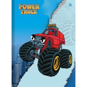 Caderno Brochurao Capa Dura Power Truck 80FLS. - Imagem 3
