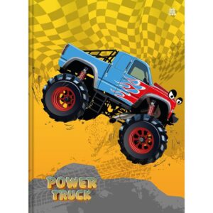 Caderno Brochurao Capa Dura Power Truck 80FLS. - Imagem 4