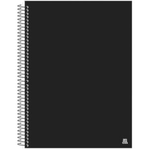 Caderno 01X1 Capa Dura Kbom Black 70FLS. - Imagem 1