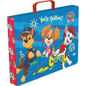 Maleta Plastica com Alca Decor Patrulha Canina Masc 40MM - Imagem 1