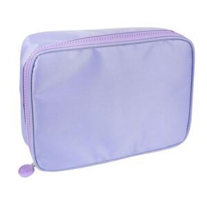 Estojo Box Tecido Lilas C/Divisorias - Imagem 1