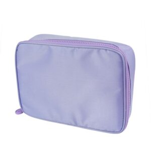Estojo Box Tecido Lilas C/Divisorias - Imagem 2